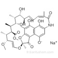 Sel de rifamycine sodique CAS 14897-39-3